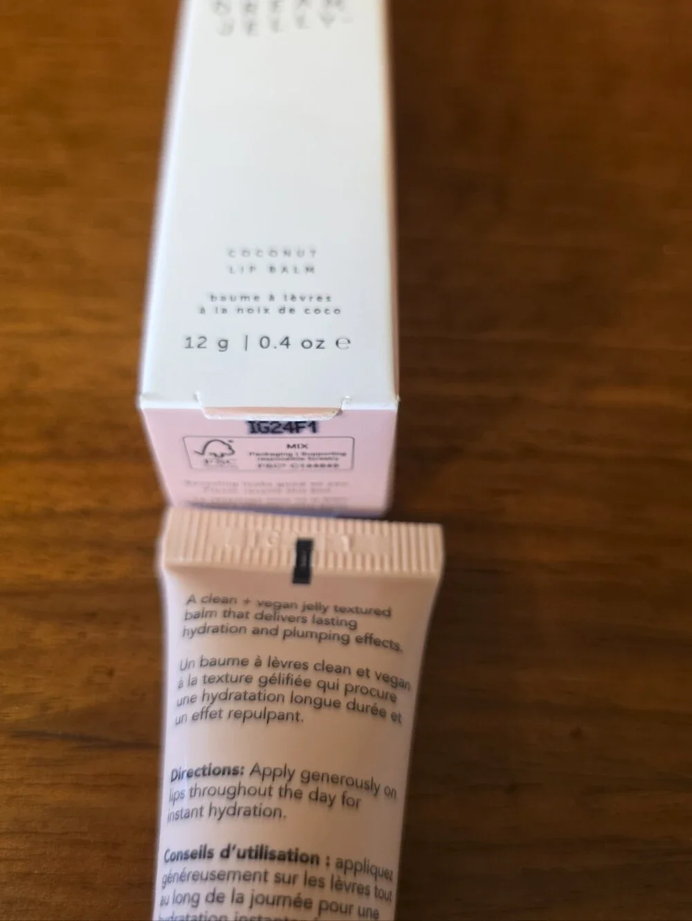 HERBIVORE BOTANICALS Dream Jelly Coconut Lip Balm, ,4oz--NIB
